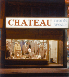 Le Chateau's first store opened in 1958 in downtown Montréal