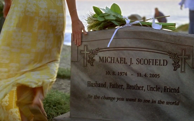 20 Things You Probably Never Knew About Prison Break -Michael Scofield tombstone