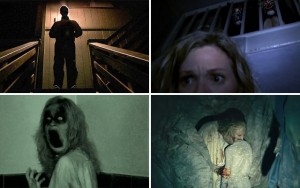 Above (clockwise): Creep, Home Movie, The Taking of Deborah Logan, and Grave Encounters