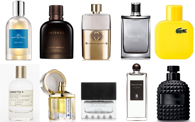 Above: 10 of our favourite men's scents for spring 2015