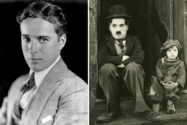 Above: Film legend Charlie Chaplin