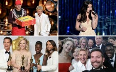 Above: Memorable moments from the 2014 Oscars