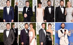 Above: 8 gents who made a statement on the red carpet of the 2015 Golden Globes