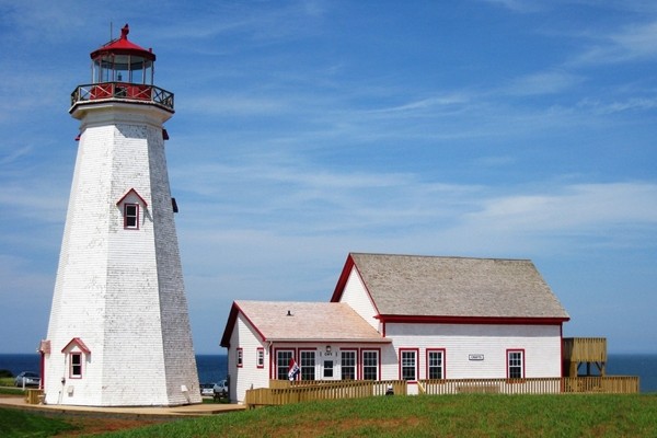 Above: The East Point Lighthouse, built in 1867