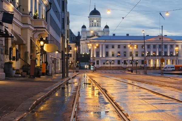 Helsinki, Finland after the rain (Photo: Sergei Sigov Photo/Shutterstock)