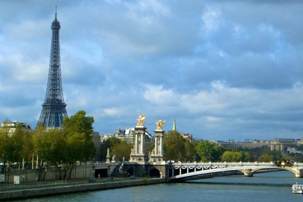 Above: The Eiffel Tower across the Seine (Photo: Amy Laughinghouse)
