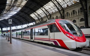 Above: A train at the station in Barcelona, Spain (Photo: Shutterstock/Pagina)