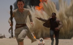 Above: 'Star Wars: The Force Awakens,' directed by J. J. Abrams, hit theatres around the globe this past weekend