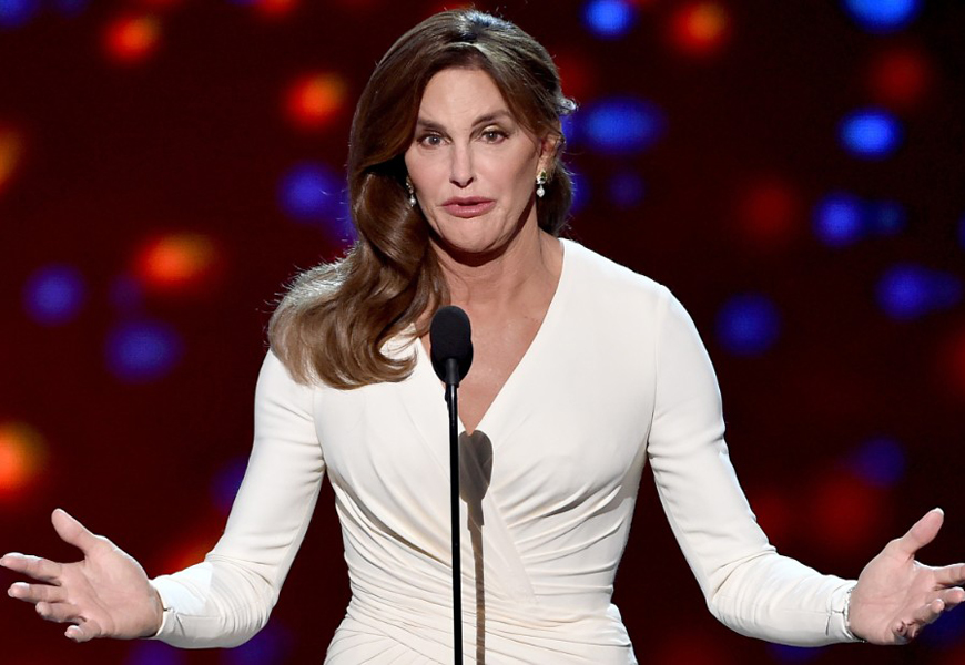 Above: Caitlyn Jenner has been named the most fascinating person of 2015