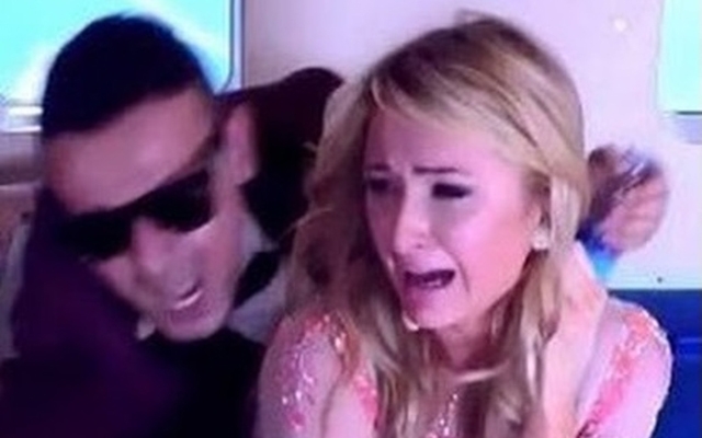 Above: An Egyptian TV Show pranked Paris Hilton with a disturbing fake plane crash (Screencap: YouTube)