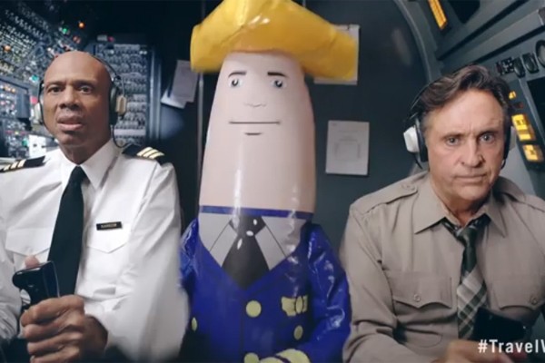 Airplane! stars Kareem Abdul-Jabbar and Robert Hays get back together in a new ad promoting tourism in Wisconsin