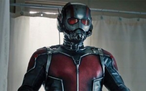 Above: Paul Rudd stars in 'Ant-Man'