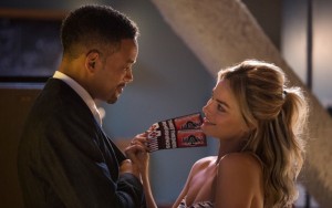 Above: Will Smith and Margot Robbies star in 'Focus'
