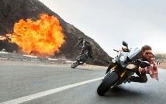 Above: Tom Cruise stars in 'Mission: Impossible Rogue Nation' (Photo courtesy of Paramount/Viacom Inc)