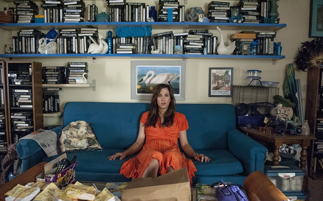 Above: Kristen Wiig plays a mentally unbalanced lottery winner in 'Welcome To Me'