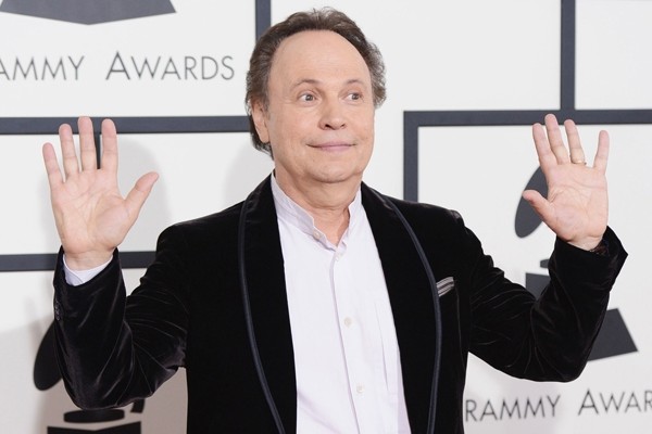 Above: Billy Crystal says that gay scenes on TV are sometimes "too much for me"