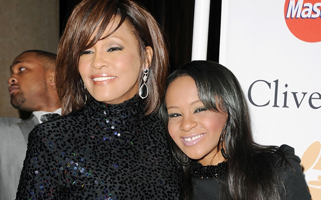 Above: Whitney Houston and daughter Bobbi Kristina Brown