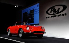 Above: The Ferrari 275 GTB/4*S N.A.R.T. Spider on the auction block (Eugene Robertson/RM Auctions)