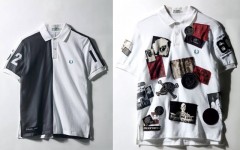 Above: Fred Perry polos designed by Douglas Coupland and Raf Simons