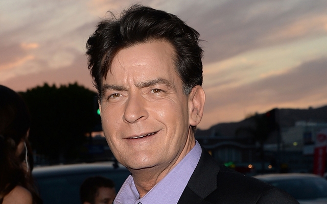 Above: Hollywood star Charlie Sheen has confirmed he is living with HIV