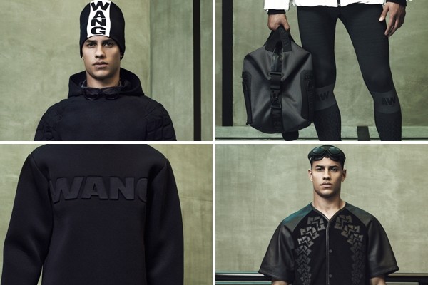 Above: Menswear selections from the Alexander Wang x H&M fall/winter 2014 collection