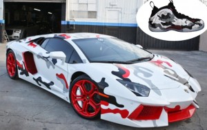 Chris Brown's Nike-inspired Lamborghini