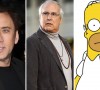 Above: Nicholas Cage, Chevy Chase and Homer Simpson
