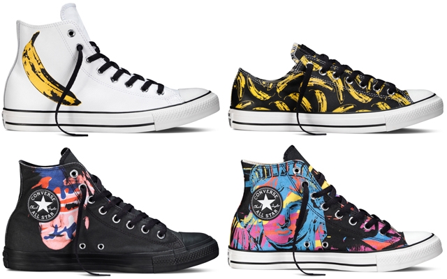 Above: The fall 2015 Converse Chuck Taylor All Star Andy Warhol collection