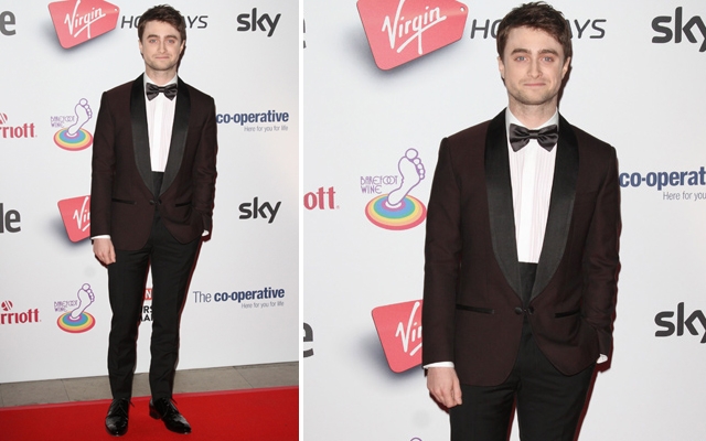 Daniel Radcliffe at the 2013 Attitude Awards  at London's Royal Courts of Justice