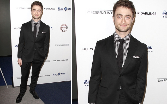 Daniel Radcliffe at the 'Kill Your Darlings' premiere in Beverly Hills