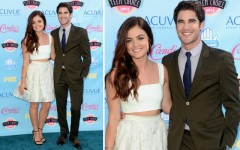Lucy Hale and Darren Criss at the 2013 Teen Choice Awards
