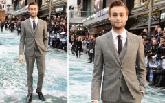 Above: Douglas Booth at the 'Noah' premiere in London, England