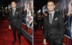 Douglas Booth at the Romeo And Juliet premiere in Hollywood