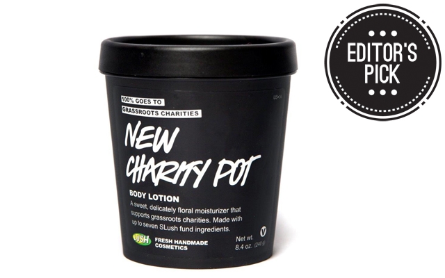 Above: The Lush Charity Pot now comes in a self-preserving formula