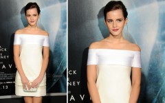 Above: Emma Watson at the 'Gravity' premiere in New York City