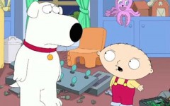 Brian, the Griffin family's cerebral canine on Family Guy, died on Sunday night's episode (Photo: Fox)