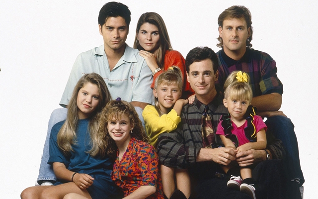 Above: 'Full House' will be rebooted as the Netflix show 'Fuller House' in 2016