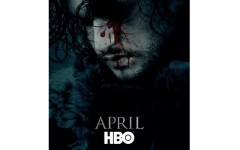 Above: HBO teases audiences with Jon Snow season six poster for 'Game Of Thrones'