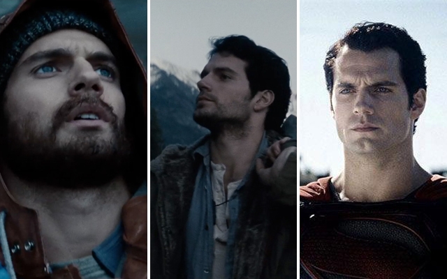 Above: Superman with scruff? Screen captures from the official trailer of Man of Steel