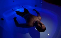 Above: Floating allows you to experience total physical and mental relaxation