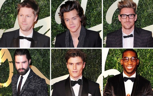 2013 British Fashion Awards: Men On The Red Carpet