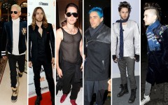Above: A selection of Jared Leto's most memorable hairstyles