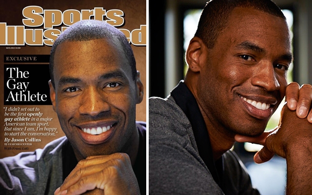 Jason Collins reveals he is gay in the May 6 issue of Sports Illustrated (Photos: Kwaku Alston/SI)