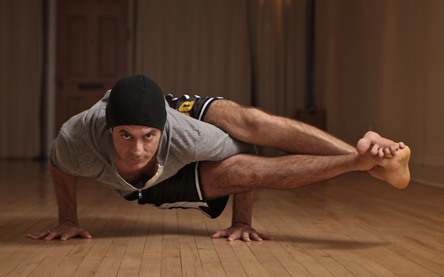 Above: Michael DeCorte creator of Jock Yoga (Photo credit: Oliver Lee and Nicole Breanne)