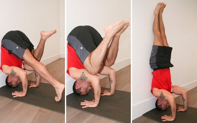 Learn how to go upside-down with our latest Jock Yoga Tutorial (Photo credits: Glenn Gebhardt)