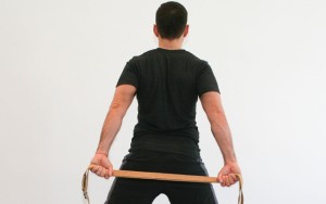 Jock Yoga Tutorial: Learn a new hamstring and shoulder stretch (Photo credits: Glenn Gebhardt)