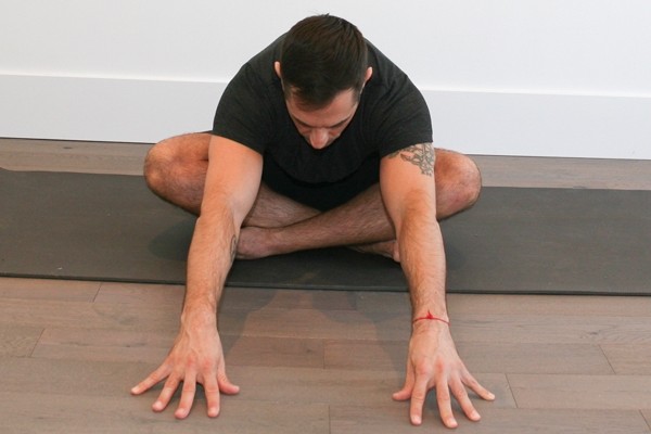 Learn a low back stretch that can be practiced anytime  (Photo credits: Glenn Gebhardt)