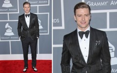 Above: Justin Timberlake on the 2013 Grammy Awards red carpet (Image credit: PR Photos)