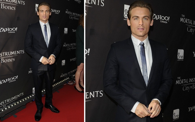 Kevin Zegers at the 'The Mortal Instruments: City of Bones' premiere in Toronto