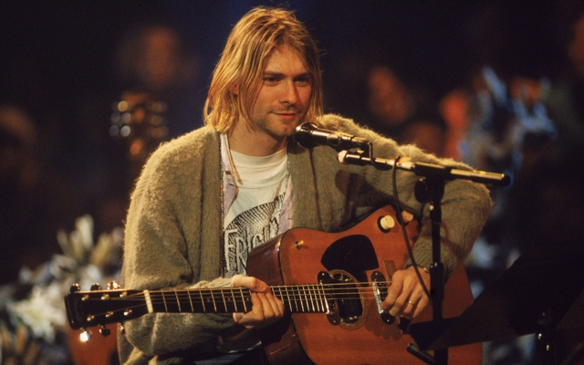 Above: Kurt Cobain would probably hate that his cardigan sold for this much money